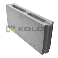 перегородочный пустотелый блок (бетонный) 390х80х188 - серый колдиз Королев купить