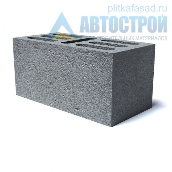 Блок бетонный стеновой 190x190x390 мм семищелевой А-Строй в Королеве по низкой цене